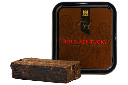 Mac Baren HH Bold Kentucky Hot Pressed Pipe Tobacco Tin and Tobacco 
