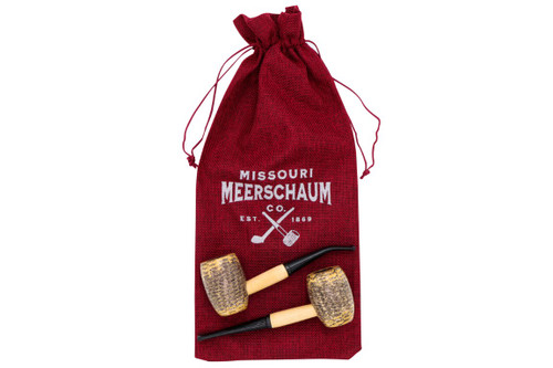 Missouri Meerschaum Country Gentleman Corncob Gift Set