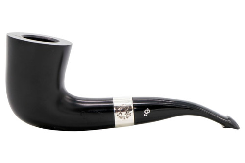 Peterson Sherlock Holmes Mycroft Ebony Tobacco Pipe PLIP Left