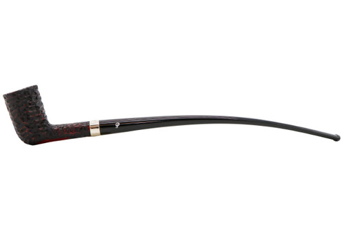 Peterson Churchwarden Rustic Dublin Tobacco Pipe Fishtail Left