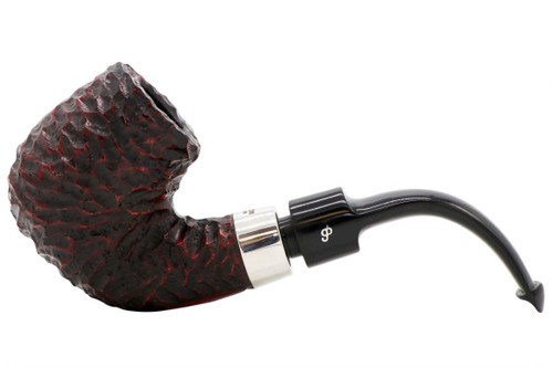 Peterson House Rustic Bent Billiard Tobacco Pipe PLIP Left