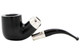 Peterson Ebony Spigot 01 Tobacco Pipe Fishtail Apart