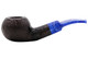 Molina Azzurro Sandblast 100 Bent Apple Tobacco Pipe Left