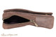Savinelli Brown Suede Combo Pouch Bottom