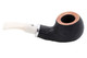 White Elephant Ebony & Ivory 2 Sandblasted Tobacco Pipe Right Side