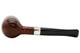 Peterson Aran 608 Nickel Band Tobacco Pipe Fishtail Bottom