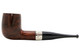 Peterson Aran X105 Nickel Band Tobacco Pipe Fishtail Left