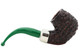 Peterson St. Patrick's Day 2022 Rustic 221 Fishtail Tobacco Pipe Right Side