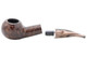 Savinelli Morellina Smooth Brown 321 Tobacco Pipe Apart 