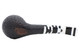 Savinelli Pulcinella Rustic Black 645KS Tobacco Pipe Bottom