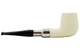 Barling 1812 Ivory Meerschaum Rustic Tobacco Pipe 101-4651 Right