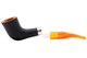 Rattray's Samhain 45 Sandblast Tobacco Pipe - Yellow Apart