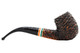 Peterson St. Patrick's Day 2023 Rustic 69 Fishtail Tobacco Pipe Right Side 