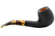 Savinelli Paloma Rustic Black 677KS Tobacco Pipe Right Side