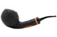 Kristiansen YY Sandblast Egg Tobacco Pipe 101-7806 Left