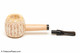 Missouri Meerschaum Mini Morgan Black Stem Corncob Tobacco Pipe Apart