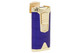 Rocky Patel Statesman 3 Flame Lighter - Gold & Purple Leather