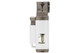 Vertigo Churchill Quad Torch Cigar Lighter - Silver/Gunmetal Back