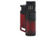 Vertigo Hawk Triple Torch Cigar Lighter - Red Back