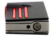 Lotus Orion Twin Pinpoint Torch Flame Lighter - Black/Red Bottom