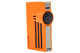 Lotus Orion Twin Pinpoint Torch Flame Lighter - Orange/Black