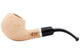 Molina Barasso 111 Sandblast Natural Tobacco Pipe - Bent Apple Left