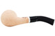 Molina Barasso 111 Sandblast Natural Tobacco Pipe - Bent Apple Bottom