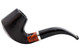 Molina Barasso 101 Sandblast Black/Brown Tobacco Pipe -  Bent Volcano Left