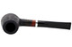 Molina Barasso 107 Sandblast Black/Brown Tobacco Pipe - Brandy Top