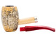 Missouri Meerschaum Crimson Gentleman Corn Cob Tobacco Pipe Apart