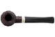 Peterson Junior Rusticated Nickel Mounted Bulldog Fishtail Tobacco Pipe Top