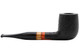  Molina Zebrano Black 105 Sandblast Billiard Tobacco Pipe Right Side