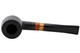  Molina Zebrano Black 105 Sandblast Billiard Tobacco Pipe Top