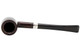 Peterson Junior Heritage Silver Mounted Canted Billiard Fishtail Tobacco Pipe Top