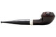 Peterson Junior Heritage Silver Mounted Straight Bulldog Fishtail Tobacco Pipe Right Side