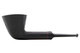 Brentegani Pipes Danish Black Sandblast with Contrast Rim Dublin Tobacco Pipe 102-0798 Left