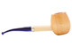 Missouri Meerschaum Imperial Blue Hardwood Apple Pipe Bent Right