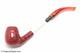 Savinelli Alligator Red 602R Tobacco Pipe Apart