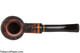 Lorenzetti Nero 37 Tobacco Pipe - Rhodesian Rustic Top