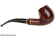 Lorenzetti Caesar 24 Tobacco Pipe - Bent Billiard Smooth Right Side