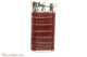 Pearl Stanley Burgundy Small Textured Leather Pipe Lighter Right Side