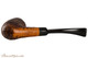 Capri Gozzo 23 Tobacco Pipe - Bent Billiard Rustic Bottom