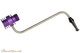 Radiator Pipes Long Bent Tobacco Pipe Frame - Purple