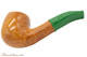 Savinelli Mini 601 Green Smooth Tobacco Pipe - Bent Billiard Bottom