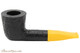 Savinelli Mini 409 Yellow Rustic Tobacco Pipe - Dublin