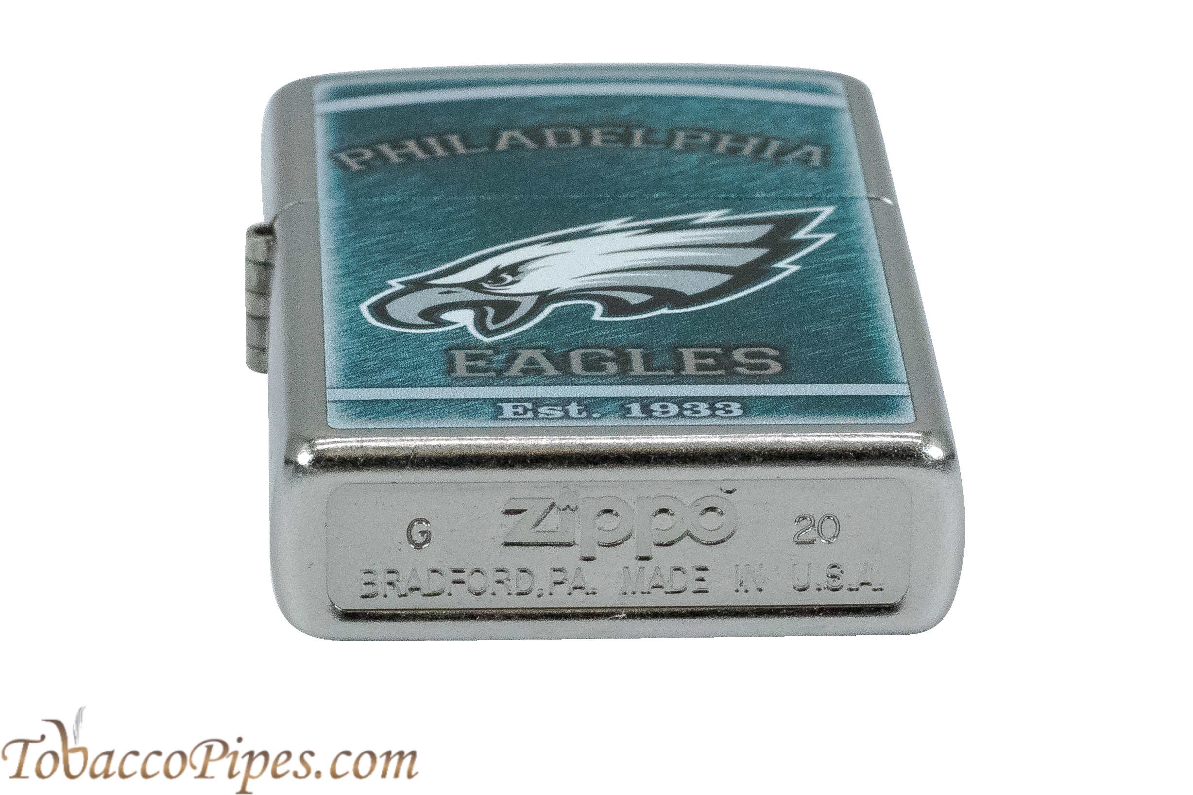 Zippo NFL Draft Philadelphia Eagles White Matte Windproof Lighter