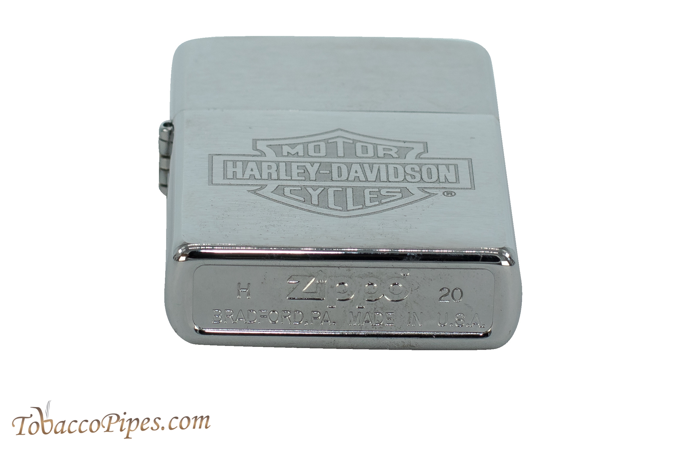 Zippo Harley Davidson Street Chrome Logo Lighter - TobaccoPipes.com