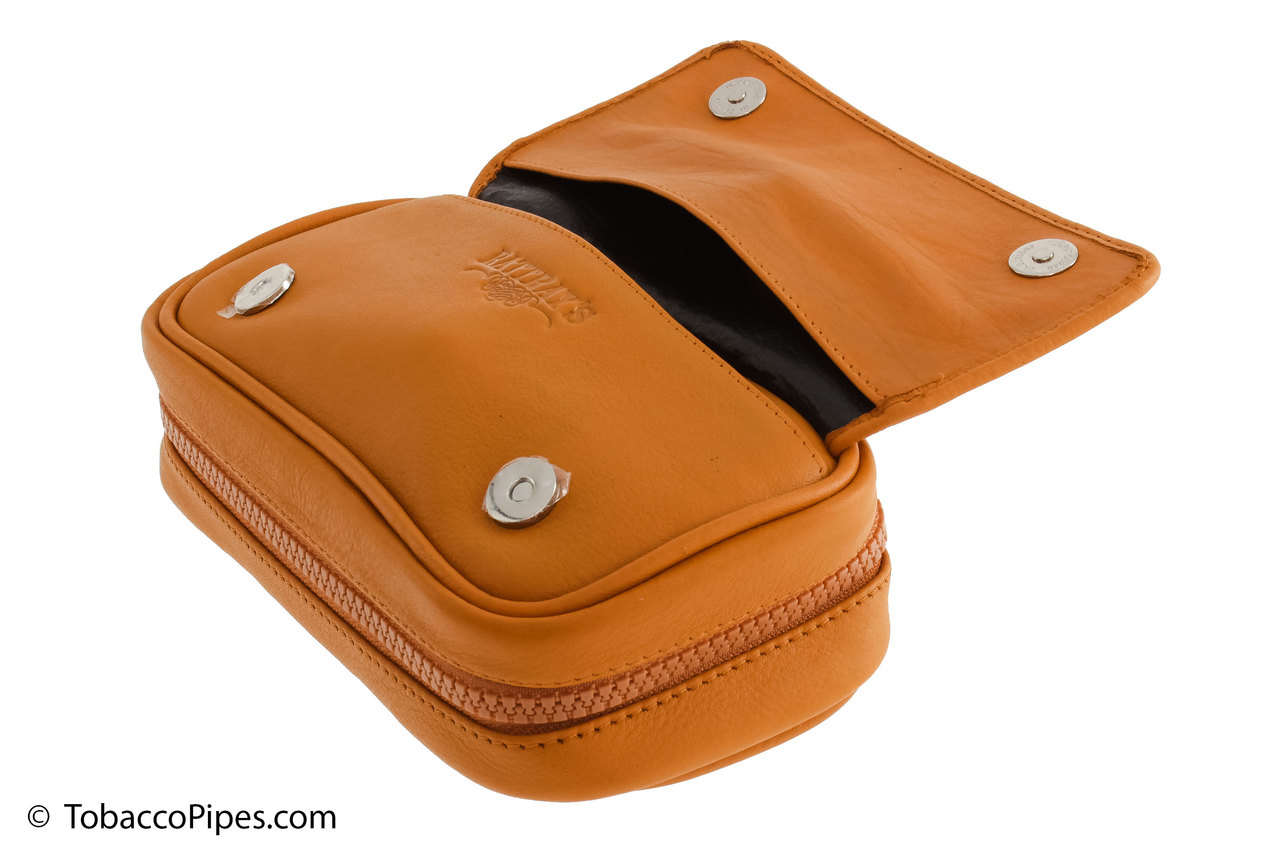 Laredo Leather - Large Tobacco Pipe Pouch / Pipe Roll / Pipe Bag with  Removable Pipe Rest