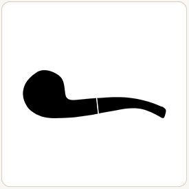 Apple tobacco pipe shape example