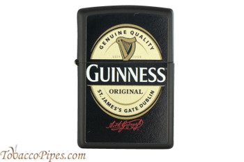 Zippo Beer Guinness Black Matte Lighter